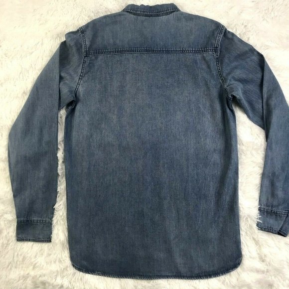 CHEAP MONDAY Men's "Give Denim" Shirt - SIZE SMALL - Picture 7 of 8